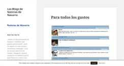 Desktop Screenshot of blogs.noticiasdenavarra.com